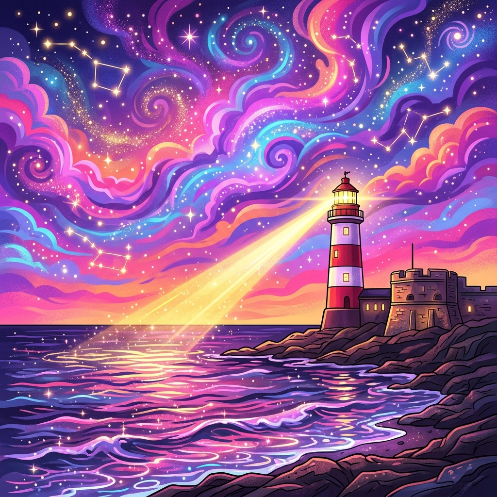 Magical Cosmic Sky Background